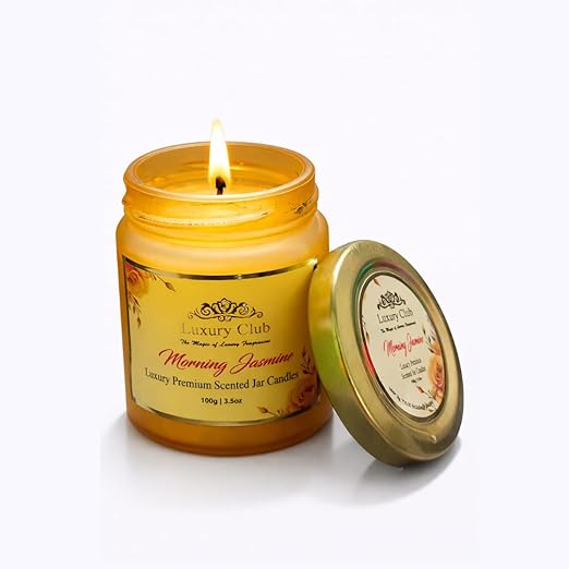 Morning Jasmine Scented Jar Candle