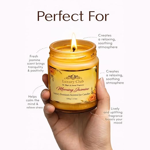 Morning Jasmine Scented Jar Candle