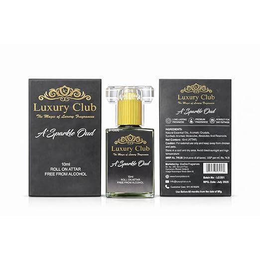 Sparkle Oud Roll On Attar